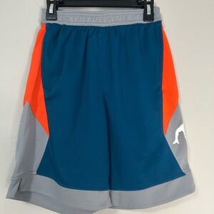 NWOT Boy’s Blue and Orange Athletic Shorts, Size M